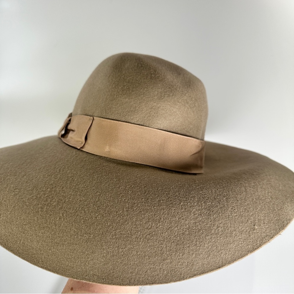 Stetson Women’s Soft Wide Brim Wool Felt Hat Tan Large - Picture 4 of 14